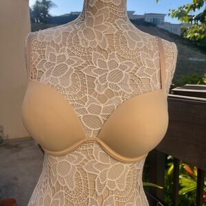 Cream Women's Bra